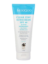 MooGoo - Clear Zinc Sunscreen SPF 40 MooGoo MooGoo, SPF 40, Sunscreen