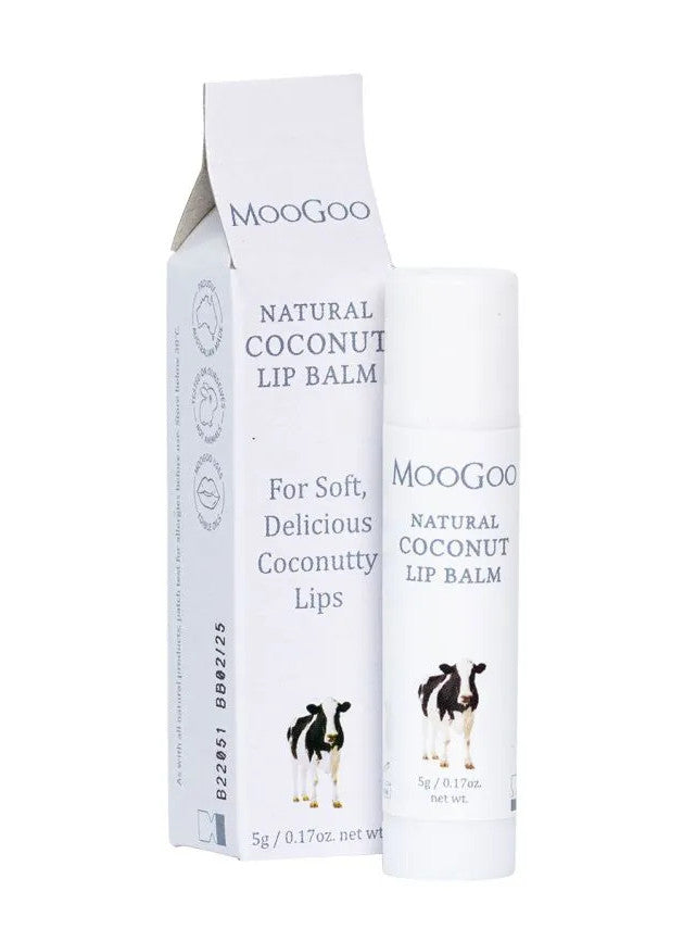 MooGoo - Edible Lip Balm - Natural Coconut MooGoo Lip Balm, MooGoo, Natural Coconut