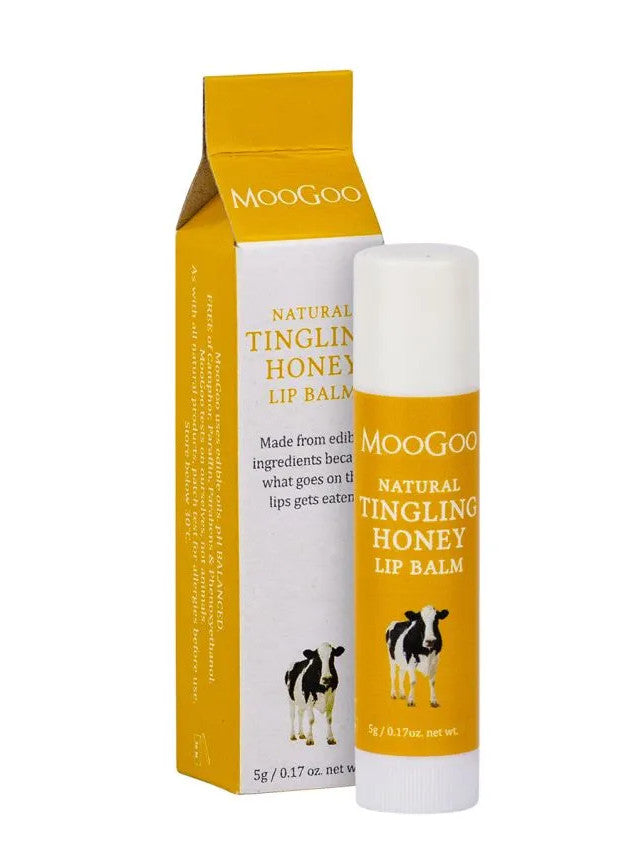 MooGoo - Edible Lip Balm - Tingling Honey MooGoo Lip Balm, MooGoo, Tingling Honey