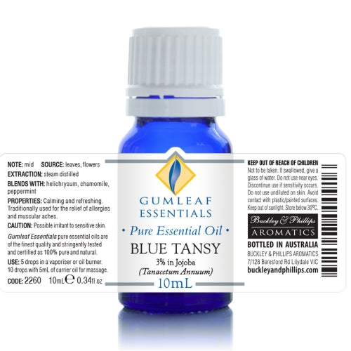 Blue Tansy (3% In Jojoba) Essential Oil