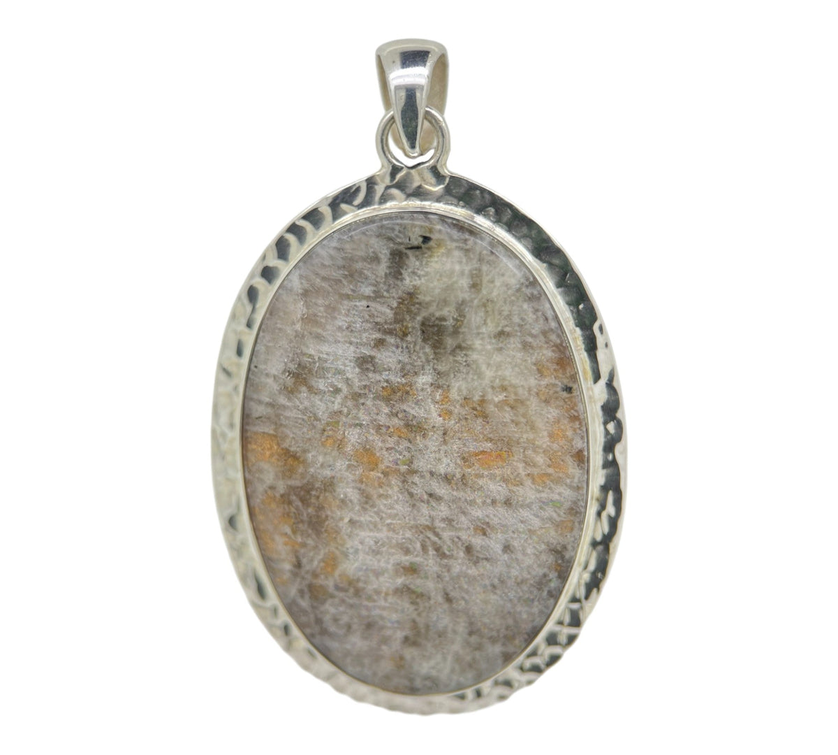 African Moonstone & Sunstone Pendant