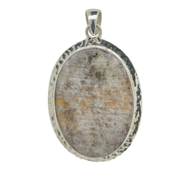 African Moonstone & Sunstone Pendant