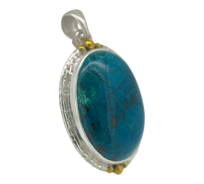 African Azurite Pendant