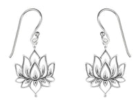Blossoming Lotus Earrings Midsummer Star Midsummer Star, Sterling Silver, Sterling Silver Earring