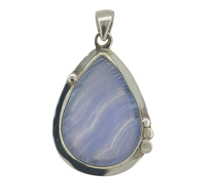 Blue Lace Agate Pendant