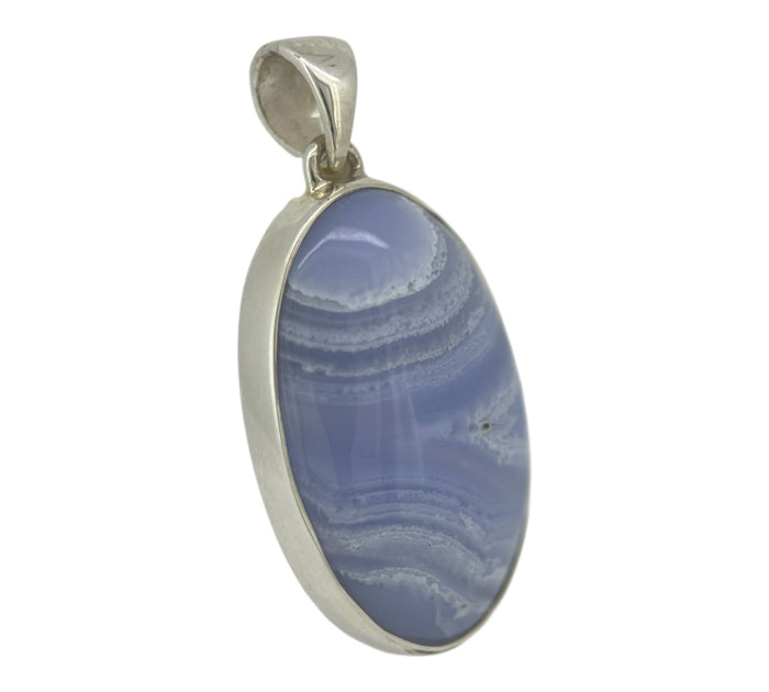 Blue Lace Agate Pendant