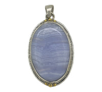 Blue Lace Agate Pendant