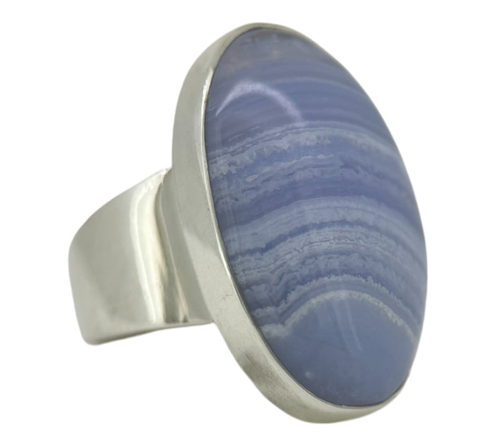 Blue Lace Agate Ring