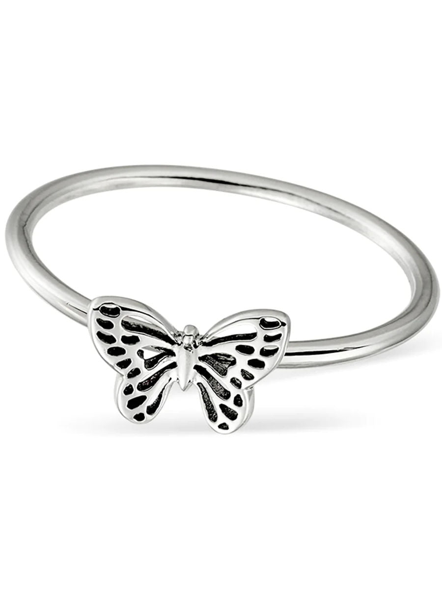 Cute store butterfly rings