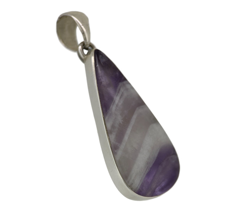 Chevron Amethyst Pendant