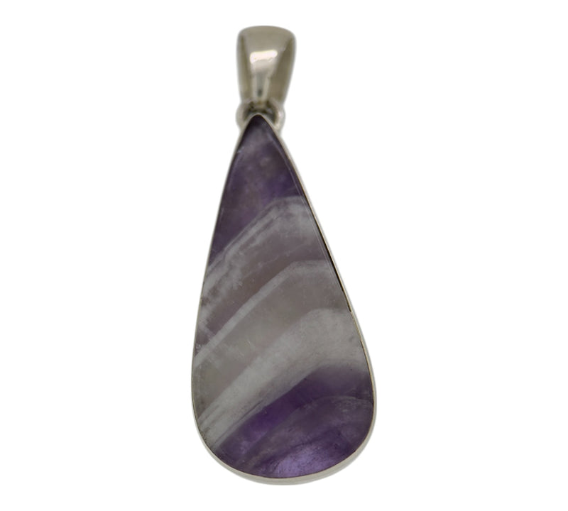 Chevron Amethyst Pendant