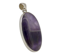 Chevron Amethyst Pendant