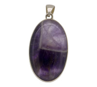 Chevron Amethyst Pendant