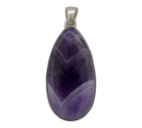 Chevron Amethyst Pendant