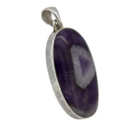 Chevron Amethyst Pendant