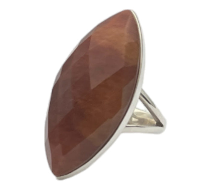 Copper Rutile Quartz Ring
