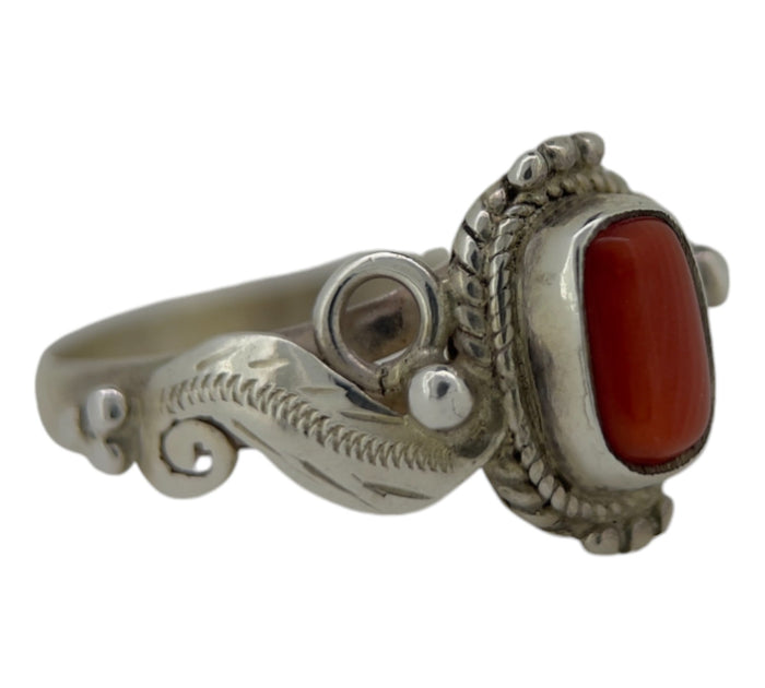 Red Coral Ring