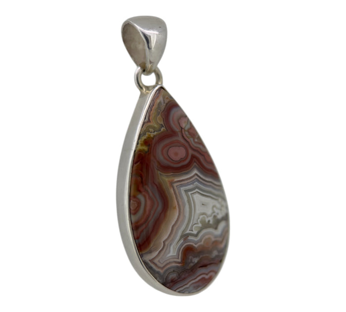 Crazy Lace Agate Pendant
