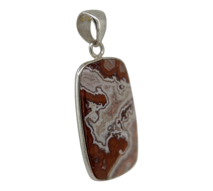Crazy Lace Agate Pendant