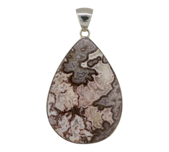 Crazy Lace Agate Pendant