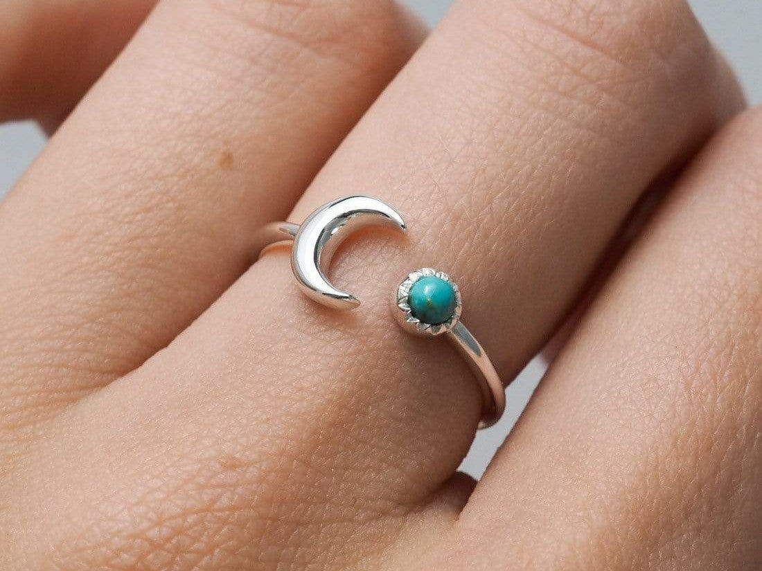 Blue on sale moon ring