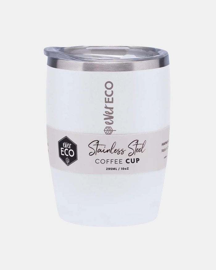 Ever Eco Insulated Coffee Cup Cloud - 295ml Ever Eco Coffee Cup, Drinkware, Ever Eco, Insulated Coffee Cup, Travel Cup