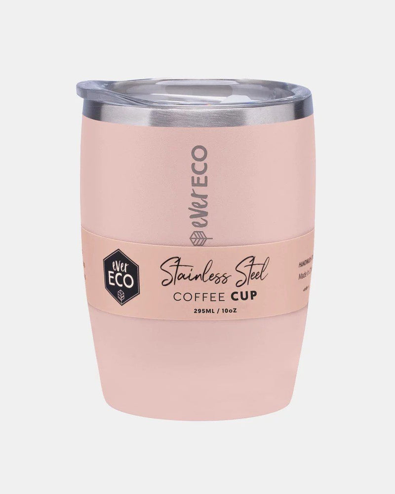 Ever Eco Insulated Coffee Cup Rose - 295ml Ever Eco Coffee Cup, Drinkware, Ever Eco, Insulated Coffee Cup, Travel Cup