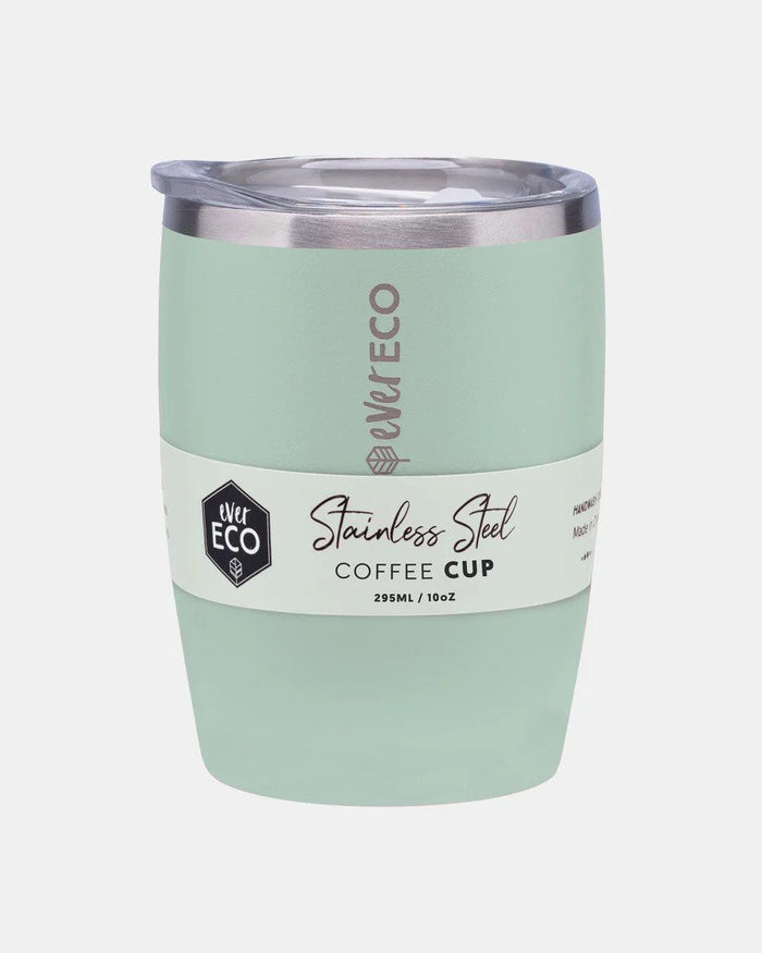 Ever Eco Insulated Coffee Cup Sage - 295ml Ever Eco Coffee Cup, Drinkware, Ever Eco, Insulated Coffee Cup, Travel Cup