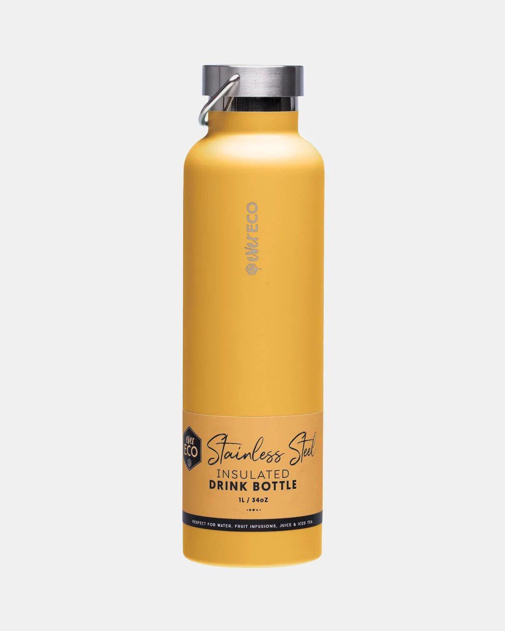 Ever Eco Insulated Drink Bottle Marigold - 1L Ever Eco Drink Bottle, Drinkware, Ever Eco, Water Bottle