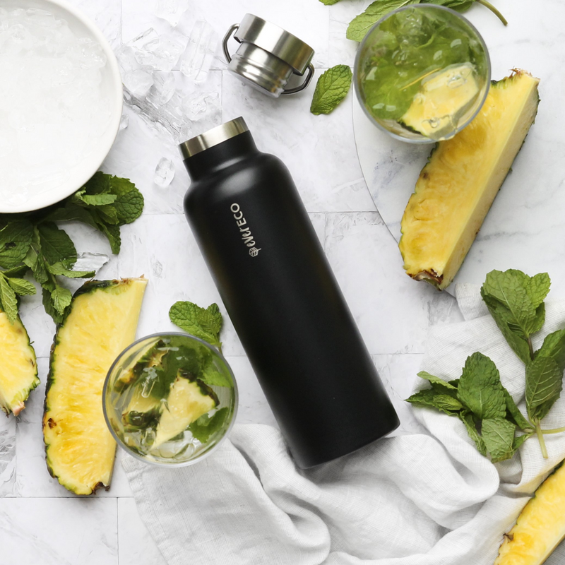Ever Eco Insulated Drink Bottle Onyx - 750ml Ever Eco Drink Bottle, Drinkware, Ever Eco, Water Bottle