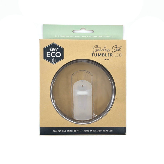 Ever Eco Insulated Tumbler Clear Sliding Replacement Lid- 887ml Ever Eco Drinkware, Ever Eco, Insulated Tumbler, Tumbler