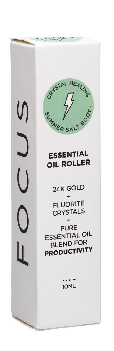 FOCUS Roll-On Perfume Summer Salt Body Australian Made, Crystals, Essential Oil Blend, Essential Oils, Perfume