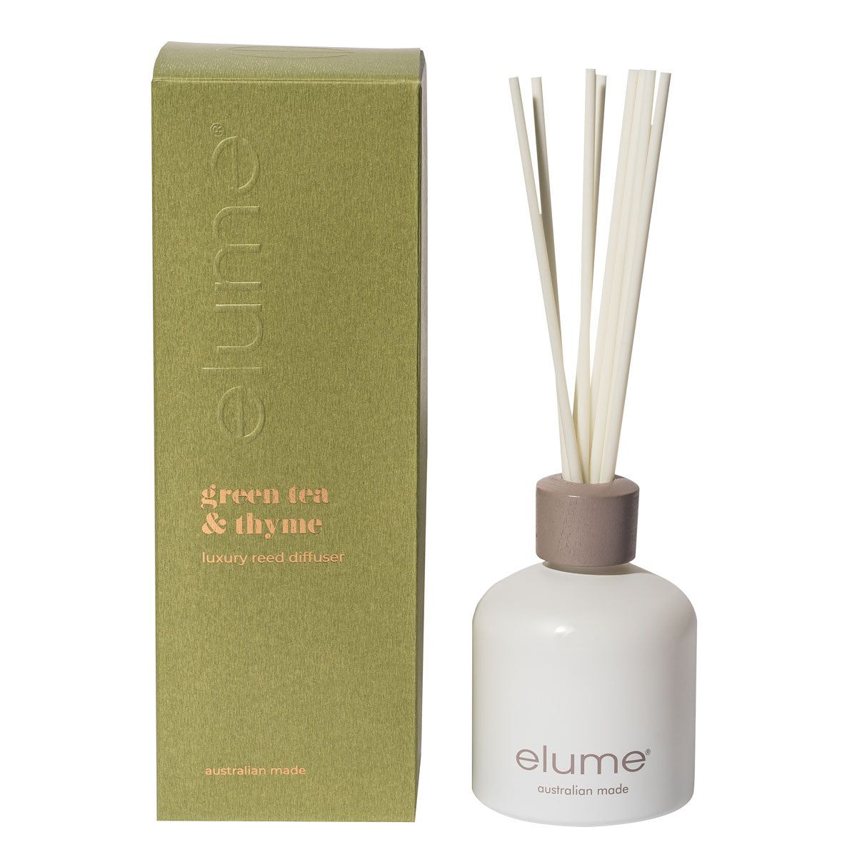 Green Tea & Thyme Reed Diffusers Elume Elume, Reed Diffuser