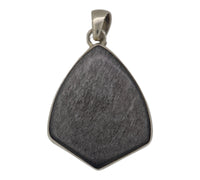 Silver Sheen Obsidian Pendant