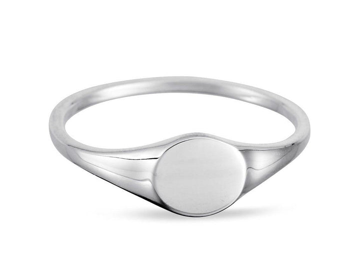 Insight Signet Ring Midsummer Star Sterling Silver, Sterling Silver Ring