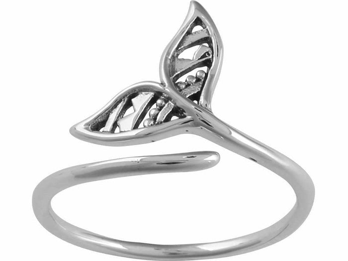 Mandala Dolphin Tail Ring Midsummer Star Midsummer Star, Sterling Silver, Sterling Silver Ring