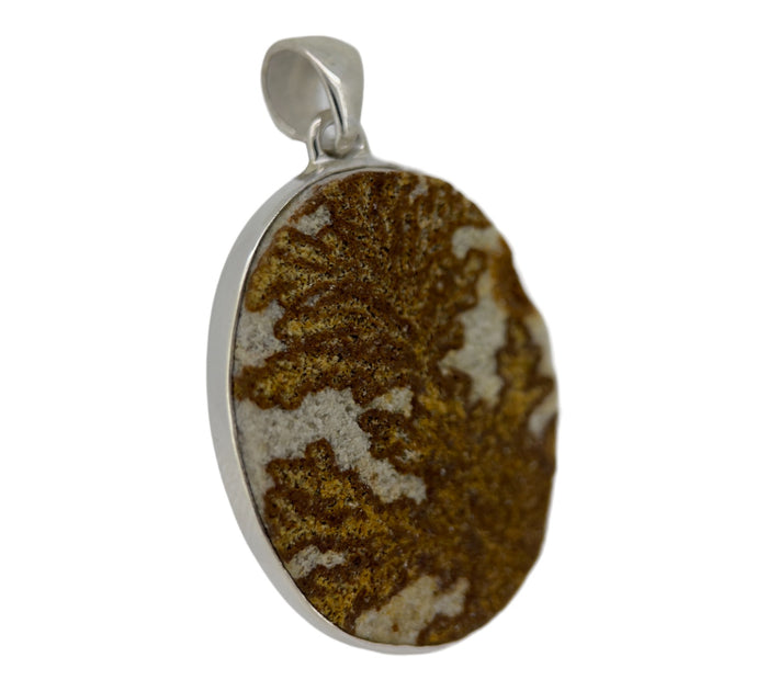 Manganese Dendrite Pendant