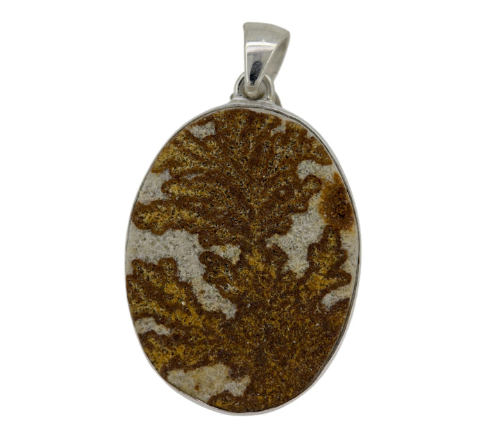 Manganese Dendrite Pendant