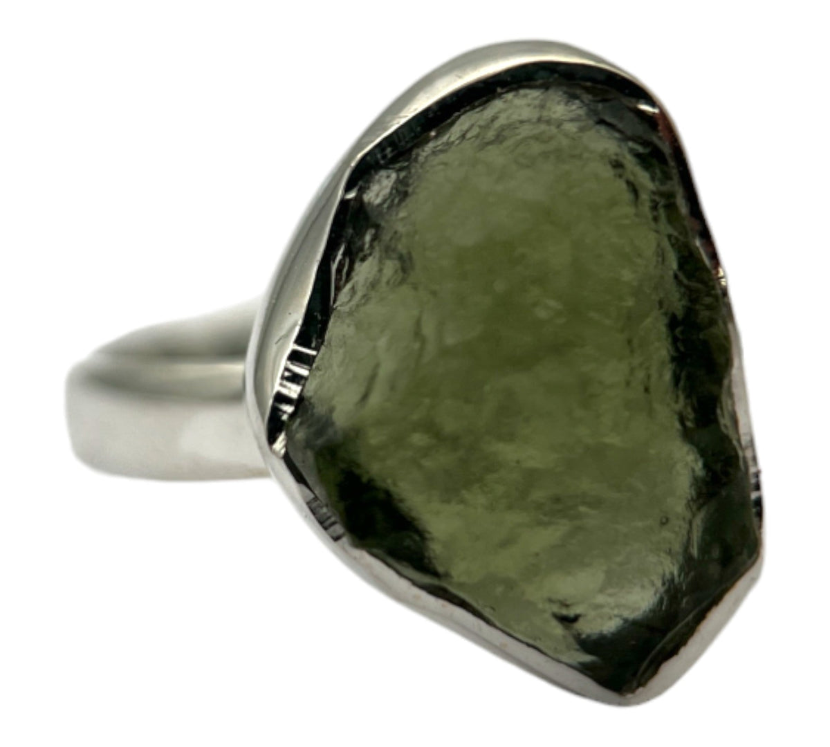 Moldavite Ring