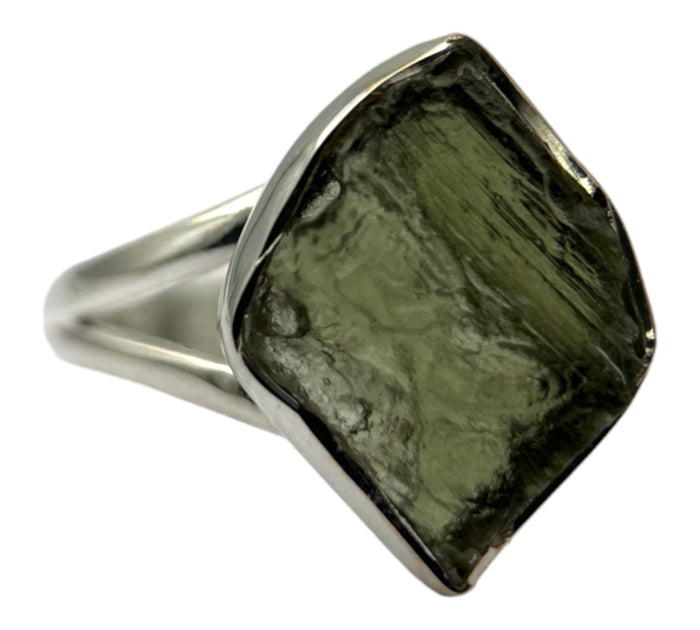 Moldavite Ring