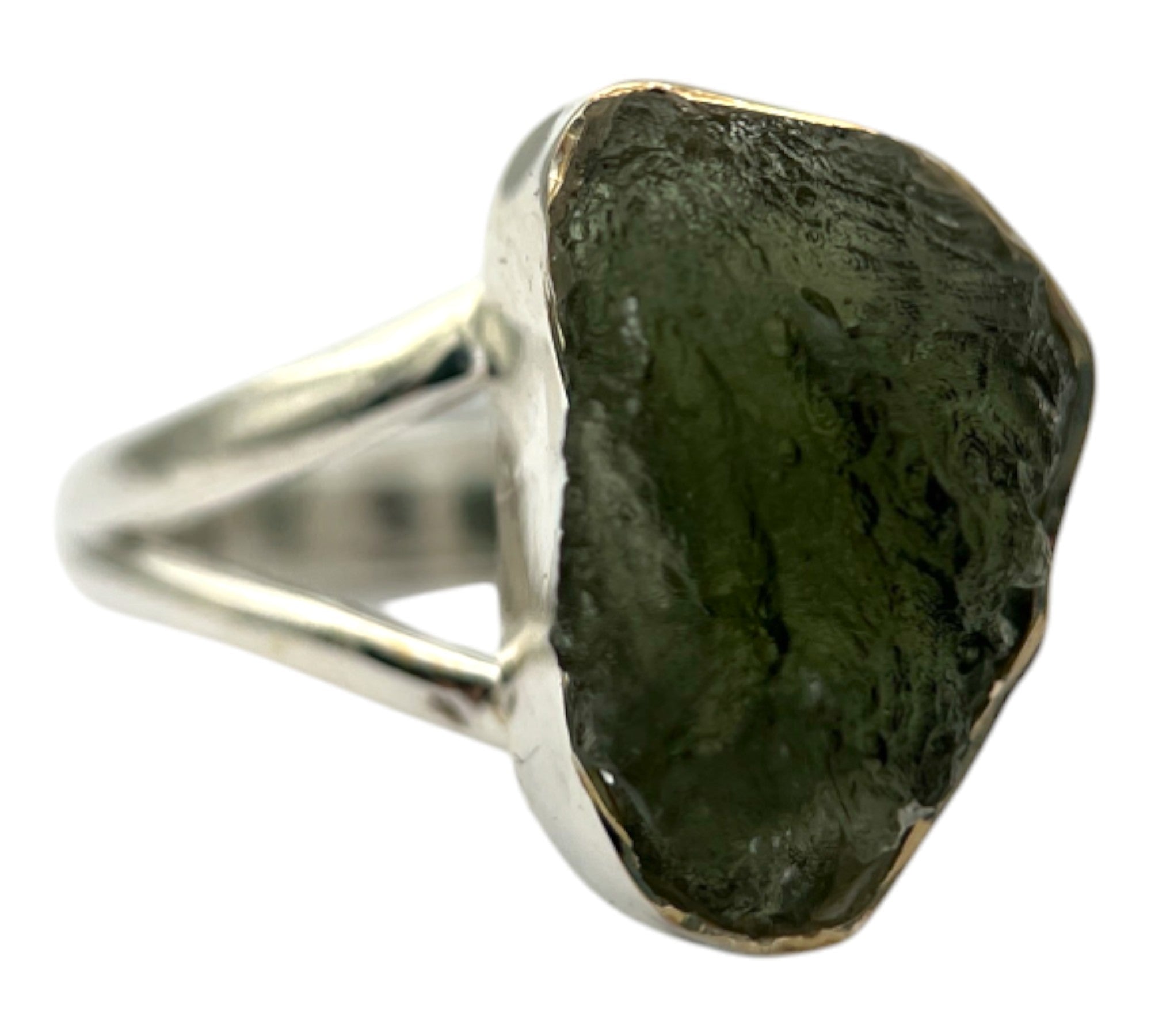 Moldavite Ring