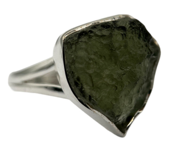 Moldavite Ring