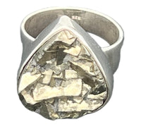 Natural Pyrite Ring