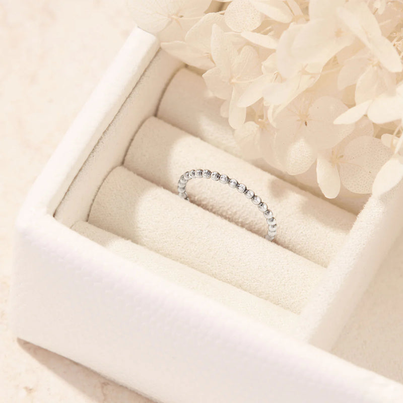 Dainty Beaded Ring