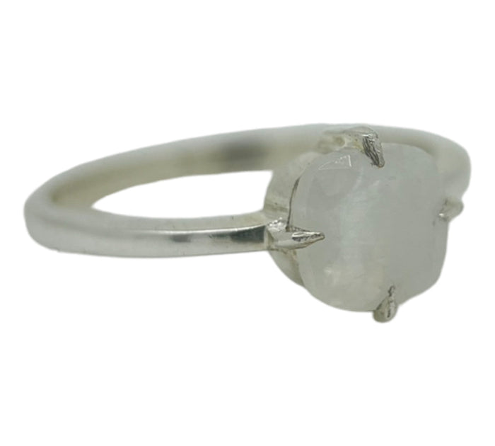 Rainbow Moonstone Ring