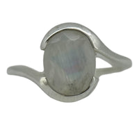 Rainbow Moonstone Ring