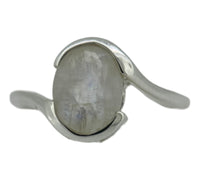 Rainbow Moonstone Ring