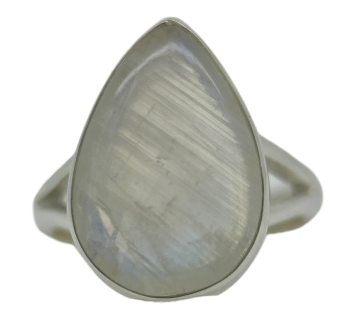 Rainbow Moonstone Ring