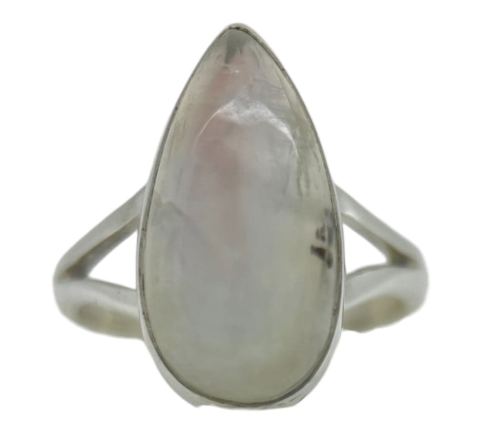 Rainbow Moonstone Ring