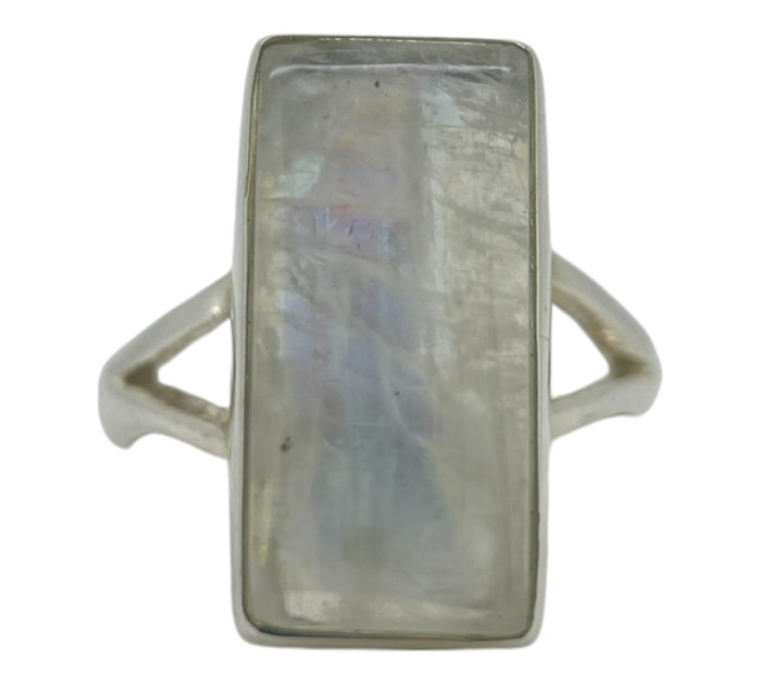 Rainbow Moonstone Ring